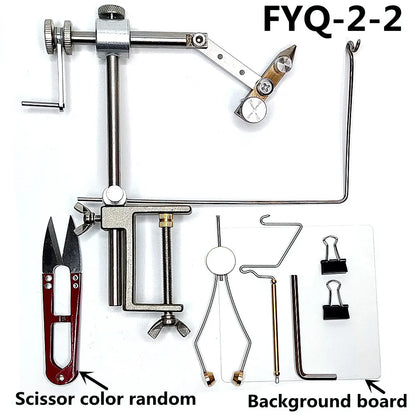 1pc 360 Degree Rotatable Fly Tying Tool, Fly Bait Making Tool, Fly Tying Vise For Making Trout Salmon Fishing Lure