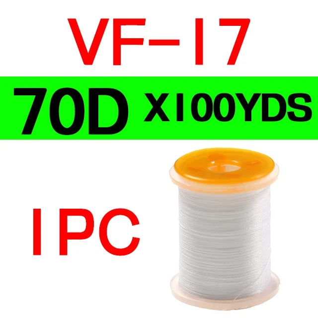 1PC 70D 140D Fly Tying Thread Floss For size 6 ~ 22 Flies Trout Bass Fly Tying Material Red Olive Red Grey with Standard Bobbin