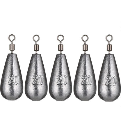 5pcs/lot Fishing Baits Sinker 3.5g 5g 7g 10g 14g 20g Fishing Weight Sinker Water Drop Weights Fishing Tackle Accessories Tool