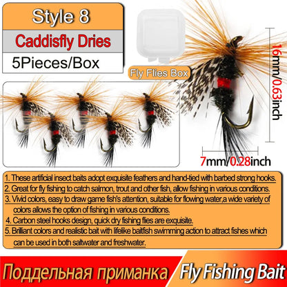 3/6Pcs Fishing Flies Realistic Nymph Scud Fly for Trout Fly Fishing Streamer Tying Artificial Lure Baits