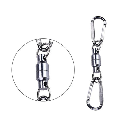 Carp Fishing Imans Tool Release Holder Fishing Retractor Net Release Clip With Keychain Carabiner Fishing Clip Pesca