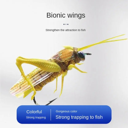 2# 6# Insect Fishing Lures Grasshopper Fishing Bait Hard Artificial Baits Road Simulation Fly Fishing Bass Lure Fishing Tackle