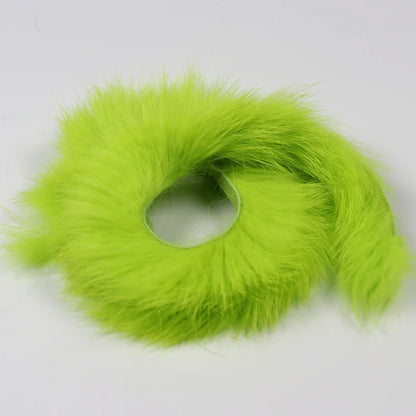 Bimoo 2pcs 5mm Wide Rabbit Fur Hare Zonker Strips for Fly Tying Material Streamer