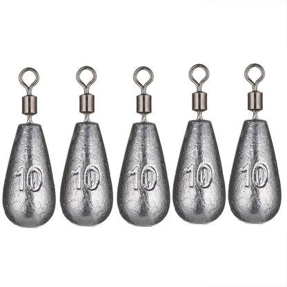 5pcs/lot Fishing Baits Sinker 3.5g 5g 7g 10g 14g 20g Fishing Weight Sinker Water Drop Weights Fishing Tackle Accessories Tool
