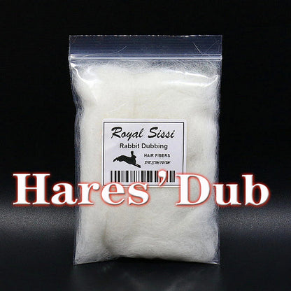 Royal Sissi 15 optional colors fly tying hare's dub genuine soft rabbit hair fiber little guard hairs spiky body tying materials