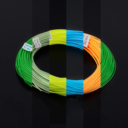 HERCULES Fly Fishing Line Floating Weight Forward Fly Line with Double Welded Loop, Fluorescent Yellow WF5F WF6F WF7F WF8F 100FT
