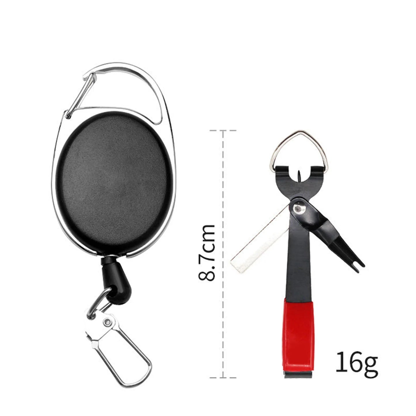 Portable Fly Fishing Tippet Cutter Quick Knot Knotter Fly Line Clippers Scissor Fishing Line Tool