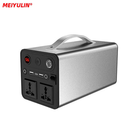 90000mAh Solar Generator LiFePO4 Power Supply Station 300W Portable Auxiliary Battery Power Bank USB C PD DC for Outdoor Camping