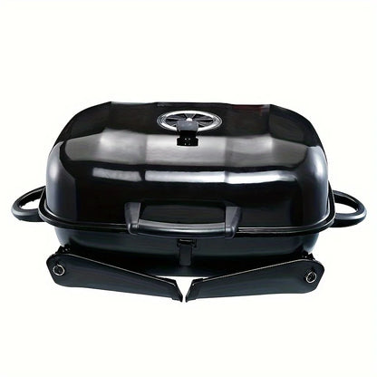 Bongry Portable Charcoal Grill - Iron BBQ Grill，Powder Coating - Food Contact Safety，Outdoor Picnic