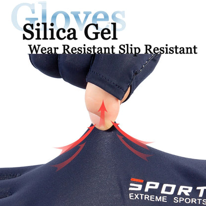 Ice Silk High-elastic Sunscreen Breathable Half-finger Gloves For Men&Women 1Pair Outdoor Thin Cycing Driving Fishing Gloves