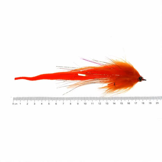 Bimoo 1PC 2PCS Dragon Tails Pike Streamers Bass Pike Muskie Fishing Lure Fly Saltwater Baitfish Big Fishing Dragontail Flies