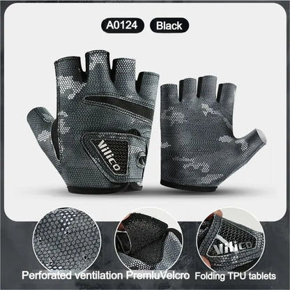 Kyncilor Half Finger Outdoor Professional Fishing Bicycle Fitness Leisure Sports Gloves Anti Slip Wear Resistant Fishing Gloves