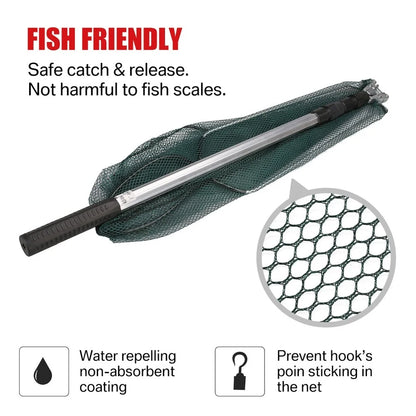 190cm/57cm Telescopic Landing Net Folding Fishing Pole Extending