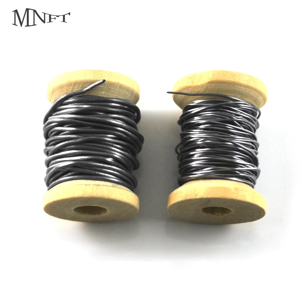 MNFT 2Pieces/Lot Dia 0.5 mm&1mm Round Soft Lead Wire For Fly Tying Fishing Material