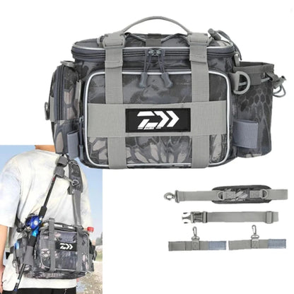 Lure  Bag Fanny Pack for  Fishing Backpack with Rod Holder Sling Shoulder Bag