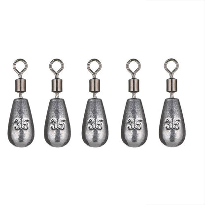 5pcs/lot Fishing Baits Sinker 3.5g 5g 7g 10g 14g 20g Fishing Weight Sinker Water Drop Weights Fishing Tackle Accessories Tool