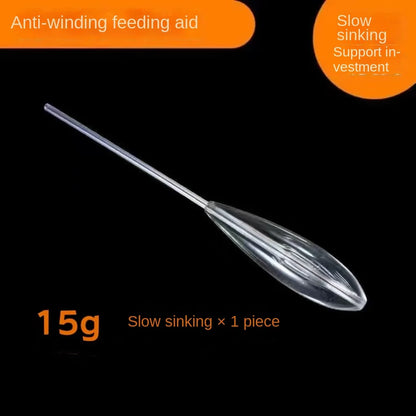 5pcs 10-50g Sinkend Type Acrylic Fishing Float Transparent Casting Bobbers Clear Bombarda Sinking Fly Fishing Spinning Floats