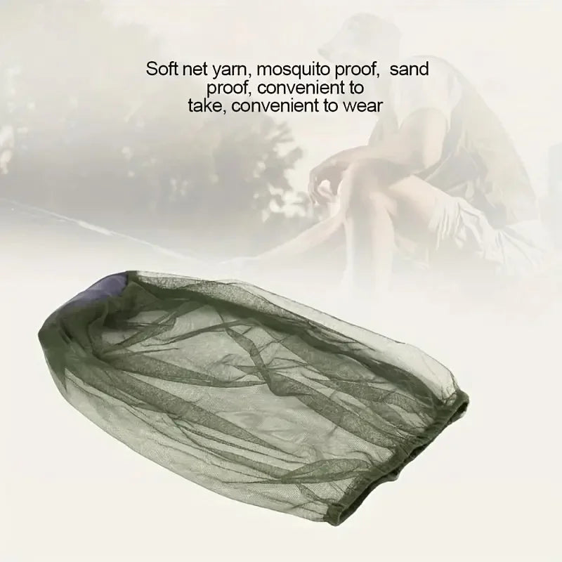 Outdoor Mosquito Head Mesh Nets, Gardening Hat Insect-proof Hat For Hiking Camping Fishing