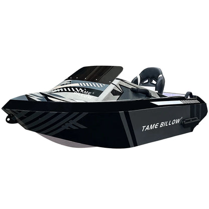 manufacture 72V fast speed floating brushless electric mini small boat kit go kart boat water ski jet boat