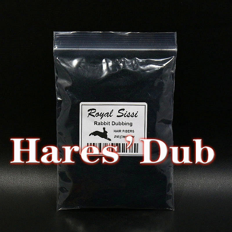 Royal Sissi 15 optional colors fly tying hare's dub genuine soft rabbit hair fiber little guard hairs spiky body tying materials