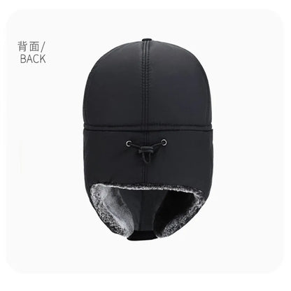 Winter Warm Thickened Artificial Fur Baseball Hat Men's and Women's Skiing Soft Extreme Cold Hat Fishing Hat Outdoor