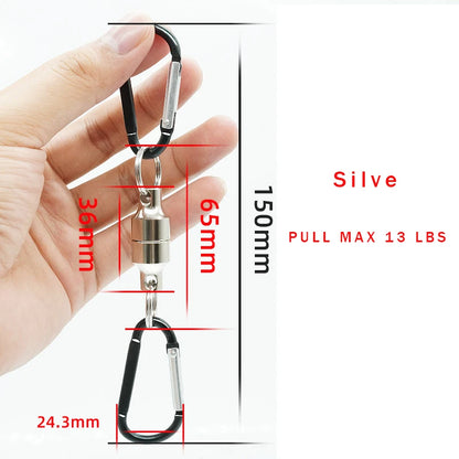 Carp Fishing Imans Tool Release Holder Fishing Retractor Net Release Clip With Keychain Carabiner Fishing Clip Pesca