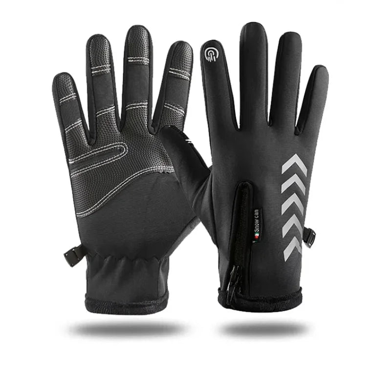 winter gloves men women black work Touch Screen  gloves driving gloves men snow fishing waterproof hand warmers gloves gym glove