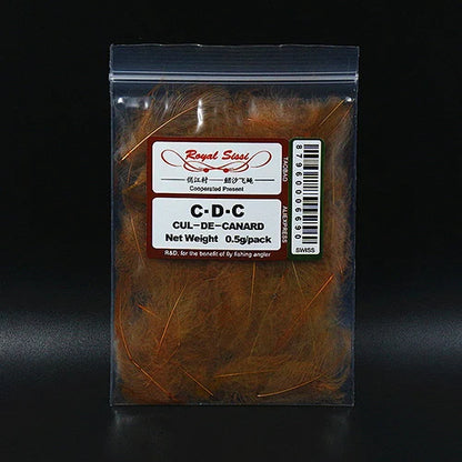 Premium fly tying duck CDC feathers Net 0.5gram Cul De Canard duck butt feathers dry fly wings fly tying materials