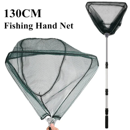 190cm/57cm Telescopic Landing Net Folding Fishing Pole Extending