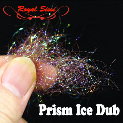 10 optional Colors Fly Tying prism ICE DUB sparkle crystal Living Fiber pearlescent ice dubbing nymph body&thorax Tying Material