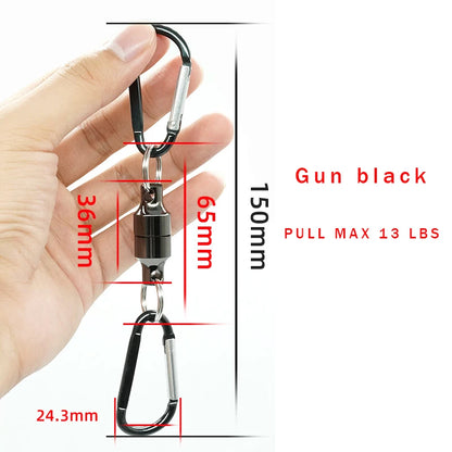 Carp Fishing Imans Tool Release Holder Fishing Retractor Net Release Clip With Keychain Carabiner Fishing Clip Pesca