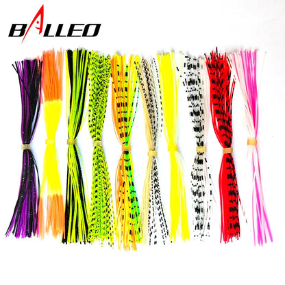 5/10 Bundles silicon skirts fishing lure Spinner bait Buzzbait  silk Rubber Jig Lures Fly Tying Material Fishing Accessories