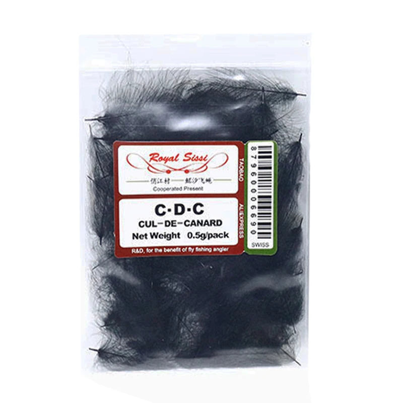 Premium fly tying duck CDC feathers Net 0.5gram Cul De Canard duck butt feathers dry fly wings fly tying materials