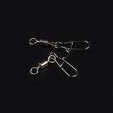 Fishing Swivel Snap Rolling Swivel with Duo-Lock Nice Snap 20pcs/bag