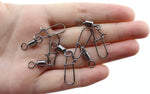 Fishing Swivel Snap Rolling Swivel with Duo-Lock Nice Snap 20pcs/bag