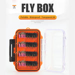 Flying lure fishing tackle box （plastic double-sided waterproof foam）