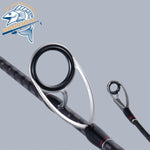 Slow Jigging Rod For Boat Fishing  1.91m Carbon Eva Handle Solid Tip Saltwater Sea Fuji Guide Rings