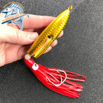 Lead Metal Long Casting Big Game Fishing Squid Skirt Madai Jig Lure