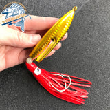 Lead Metal Long Casting Big Game Fishing Squid Skirt Madai Jig Lure