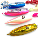 Lead Metal Long Casting Big Game Fishing Squid Skirt Madai Jig Lure