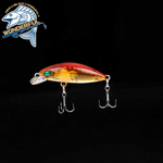 Minnow Lure --40mm 3.5g Hard Plastic Freshwater Wobble Sinking Mini Fishing