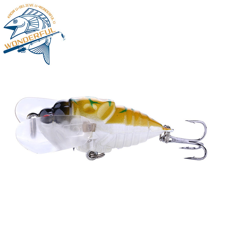 Wobblers Floating Insect Cicada Fishing Lure For Perch 4cm6g 8pics per –  kenfishing