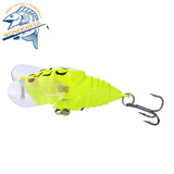 Wobblers  Floating Insect Cicada Fishing Lure For Perch 4cm6g  8pics per box