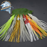 Simulation Luminous Octopus Soft Squid Lure  Colorful 130mm 6g  7pcs/bag