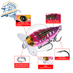 Popper Lure 3D Eyes Cicada 40mm 4g