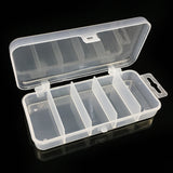 Hot Sell 13.3x6.2x2.5cm Transparent Box Fishing Lure Tackle Boxes Plastic