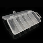 Hot Sell 13.3x6.2x2.5cm Transparent Box Fishing Lure Tackle Boxes Plastic