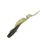 soft silica grub wrom lure with circle tail  11cm,