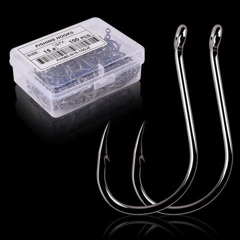 High-carbon Steel Fishing Hook ，50PCS/1Box