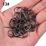 High-carbon Steel Fishing Hook ，50PCS/1Box